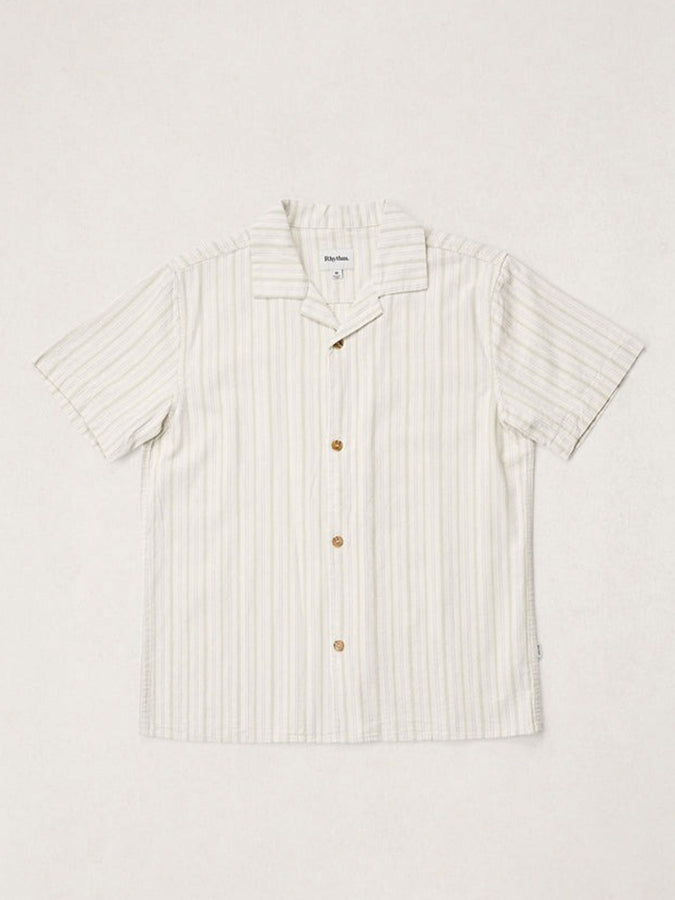 Rhythm Vacation Stripe S/S Buttondown Shirt Spring 2026 | NATURAL