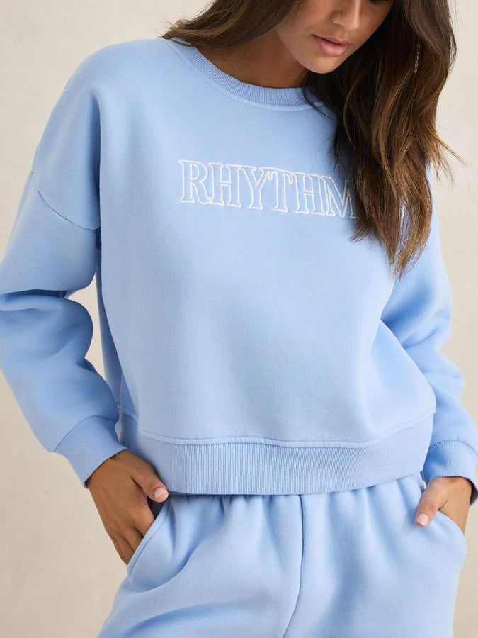 Rhythm Slouchy Crewneck Sweatshirt Spring 2026 | SKY
