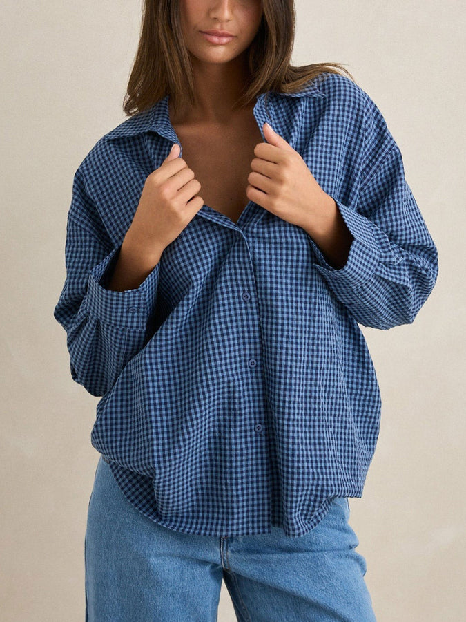 Rhythm Serene Oversized L/S Buttondown Shirt Spring 2026 | INDIGO