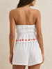 Rhythm Melia Floral Embroidered Strapless Top Spring 2026