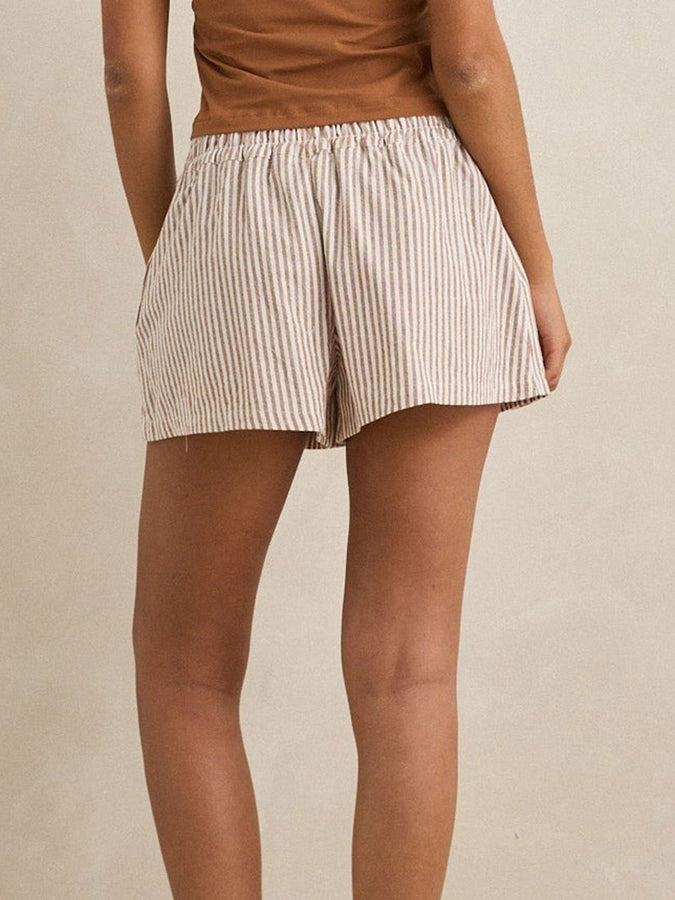 Rhythm Valley Stripe Shorts Spring 2026 | TAN