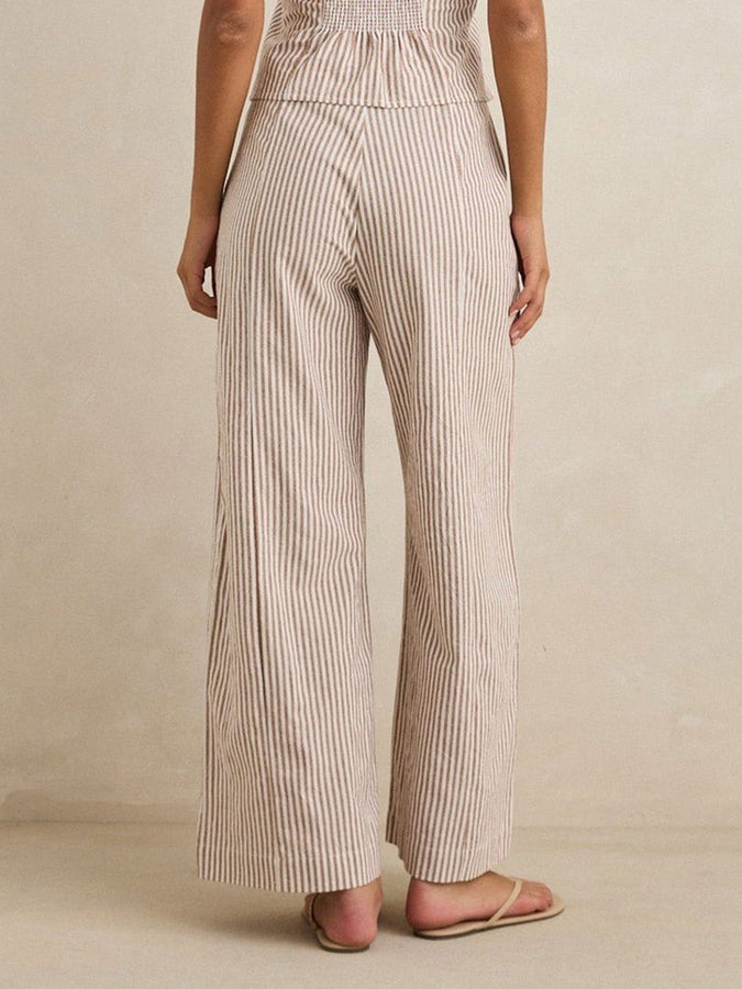 Rhythm Louise Wide Leg Pants Spring 2026 | TAN