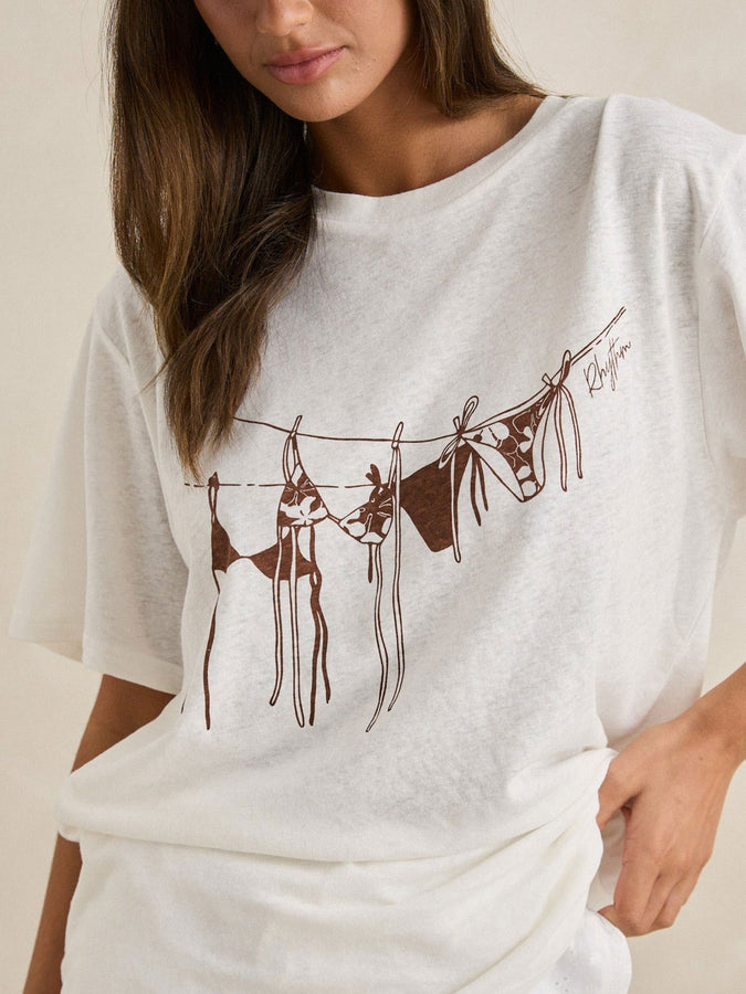 Rhythm Melia Oversized T-Shirt Spring 2026 | CHOCOLATE