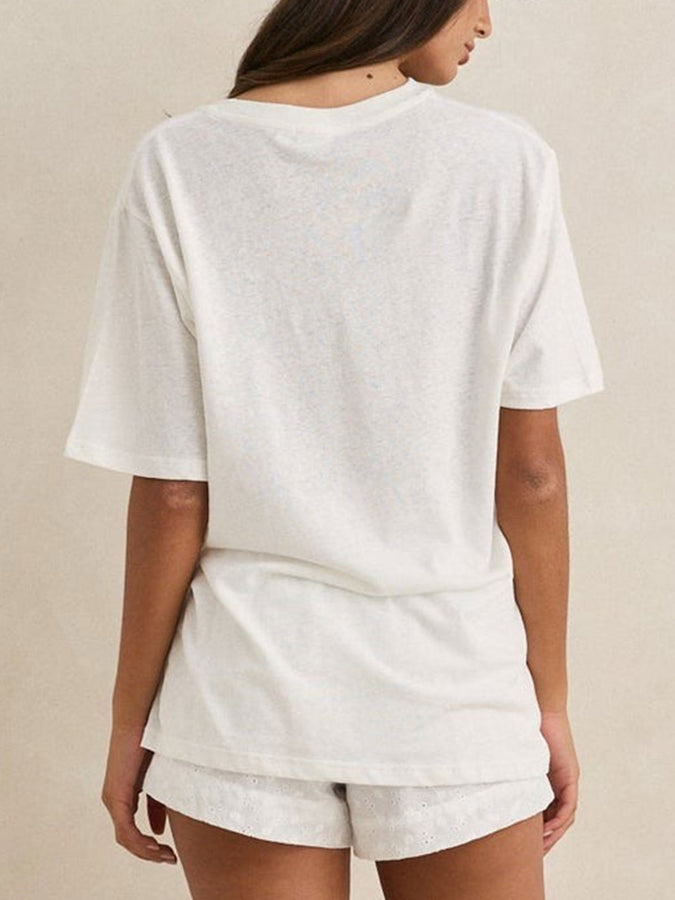 Rhythm Melia Oversized T-Shirt Spring 2026 | CHOCOLATE
