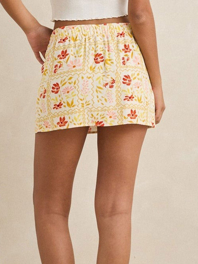 Rhythm Wildflower Skirt Spring 2026 | WHITE