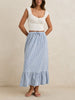 Rhythm Lola Check Tiered Skirt Spring 2026