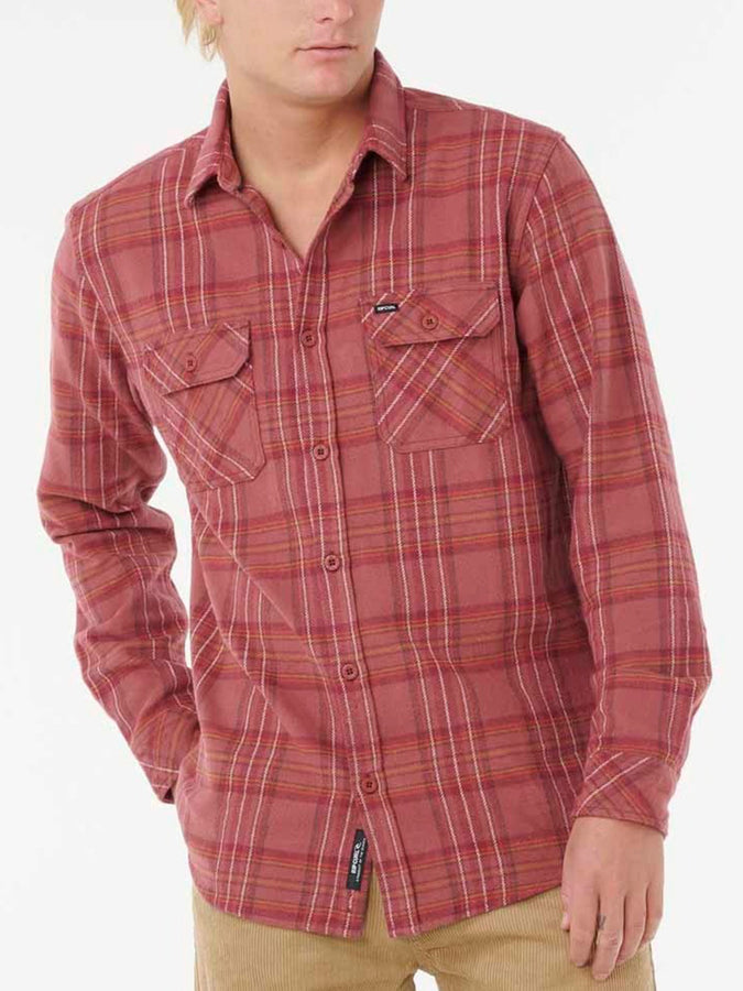 Rip Curl Griffin Flannel L/S Buttondown Shirt Fall 2025 | APPLE BUTTER (9373)