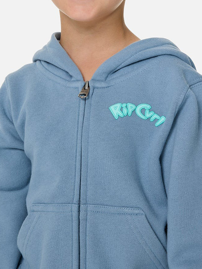 Rip Curl Ride The Wave Zip Hoodie (Boys 2-7) Spring 2026 |FADED DENIM (4737)
