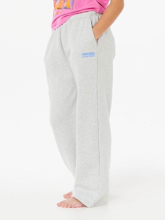 Rip Curl Surf Puff Wide Leg Pants Spring 2026 | LIGHT GREY MARLE (3597)