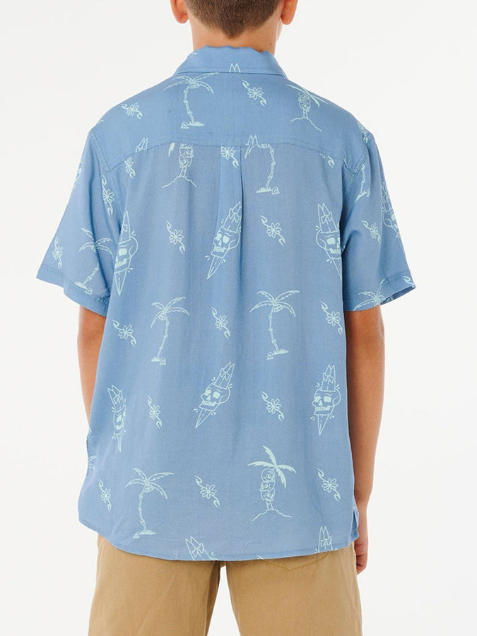 Rip Curl Eternal Shred S/S Buttondown Shirt Spring 2026 | FADED DENIM (4737)