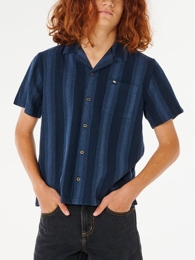 Rip Curl Surf Weaver S/S Buttondown Shirt Spring 2026 | DARK NAVY (0291)