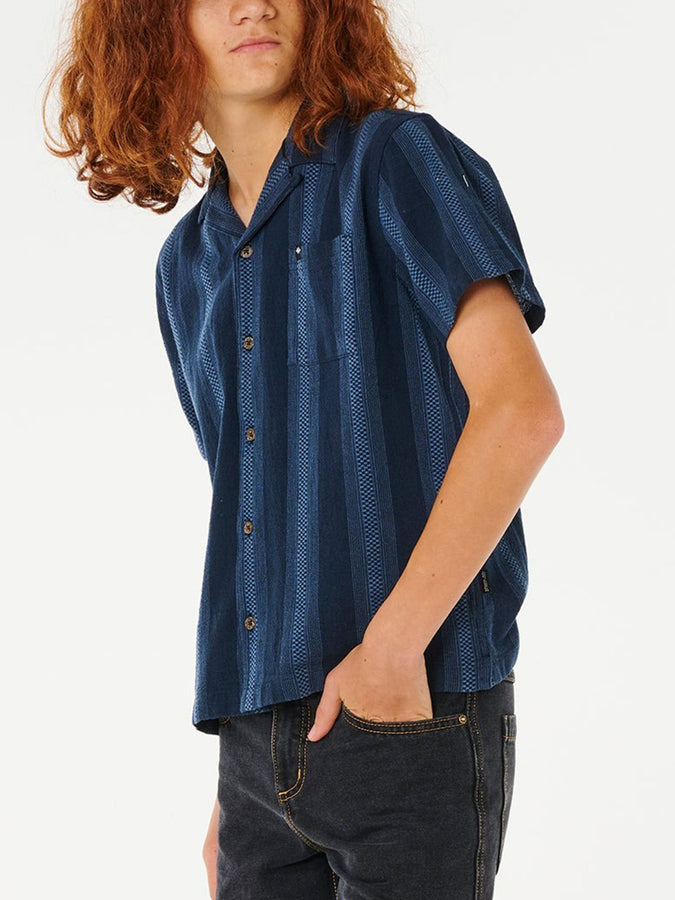 Rip Curl Surf Weaver S/S Buttondown Shirt Spring 2026 | DARK NAVY (0291)
