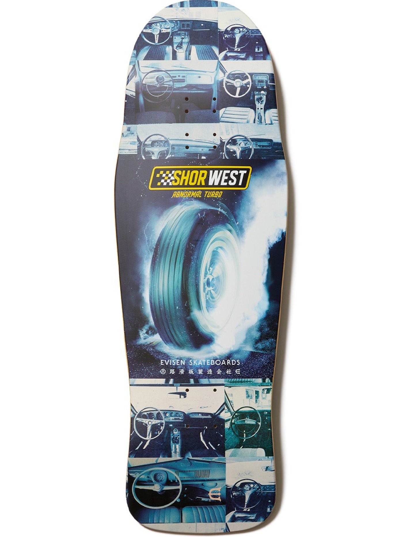 Evisen Shor Abnormal Turbo 10.34 Old School Skateboard Deck