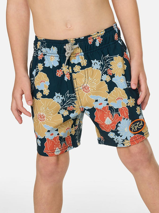 Rip Curl Pacific Floral Volley Boardshort (Kids 2-7) Spring 2026 |DARK NAVY (0291)