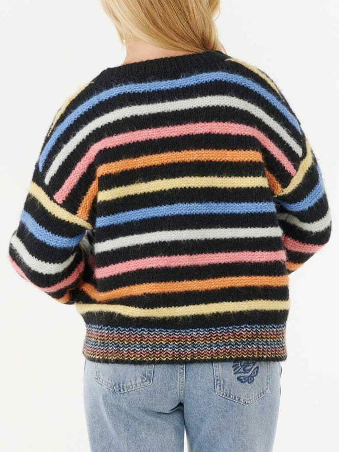 Rip Curl Pacific Rider Stripe Cardigan Fall 2025 | BLACK (0090)