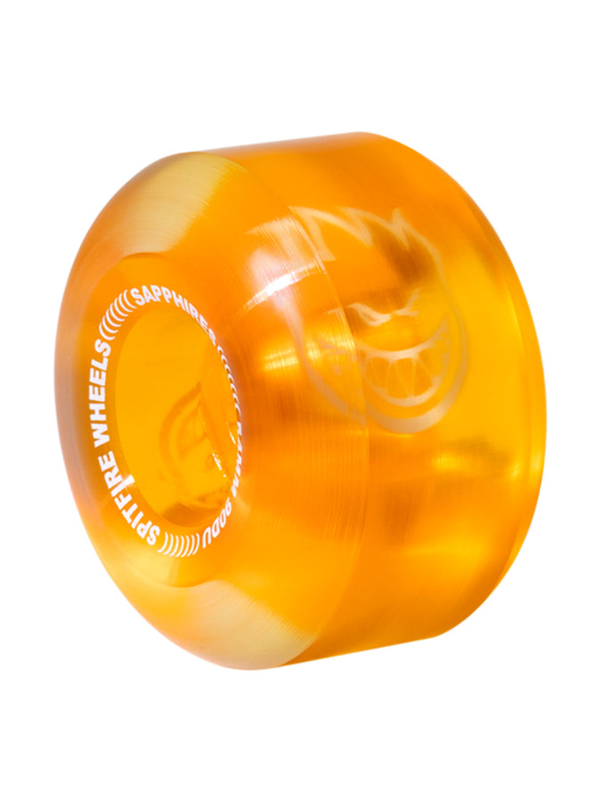 Spitfire Sapphire 90HD Clear/Orange Skateboard Wheels | CLEAR/ORANGE