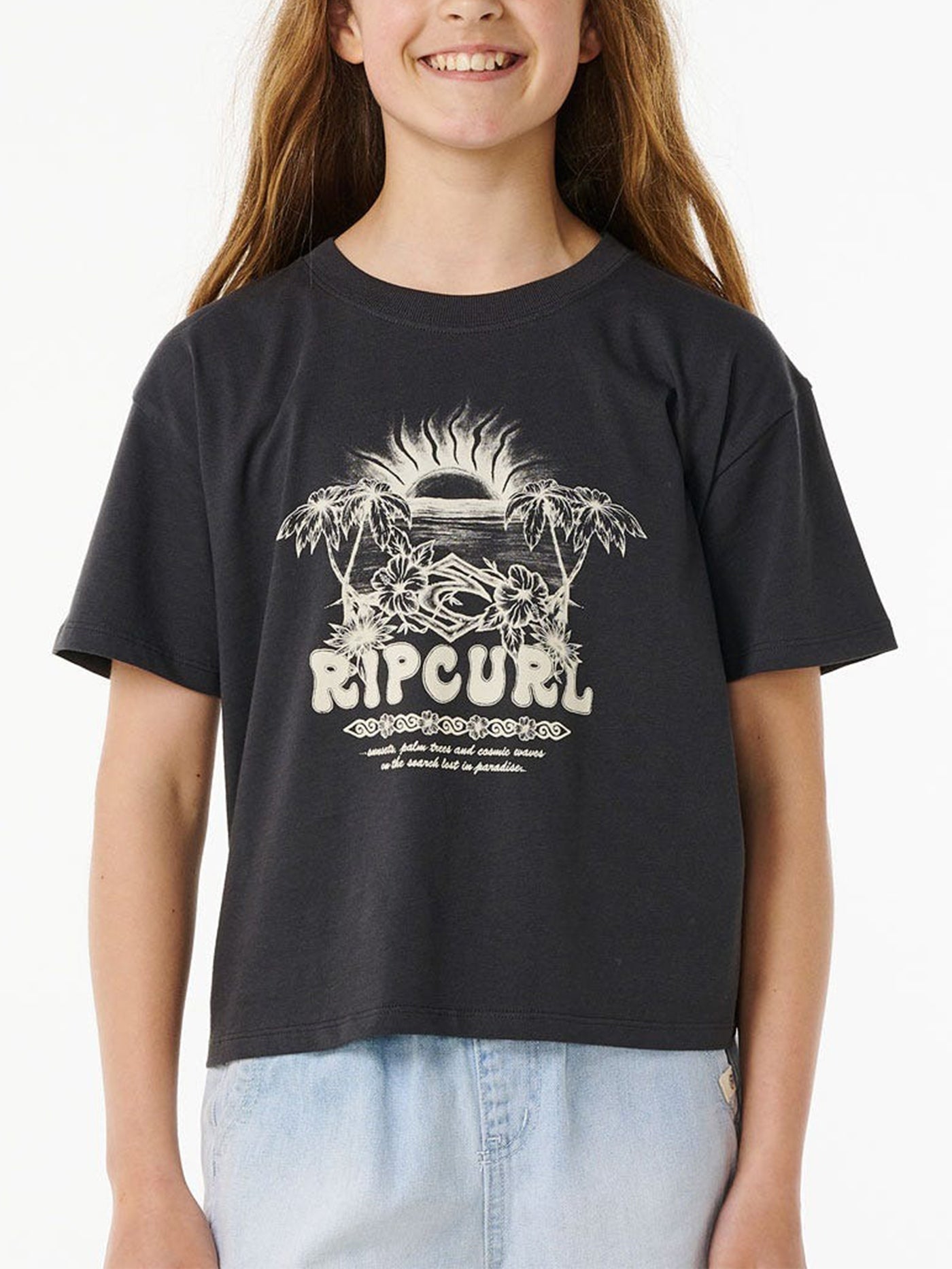 Rip Curl Hibiscus Heat Crop T-Shirt Summer 2024