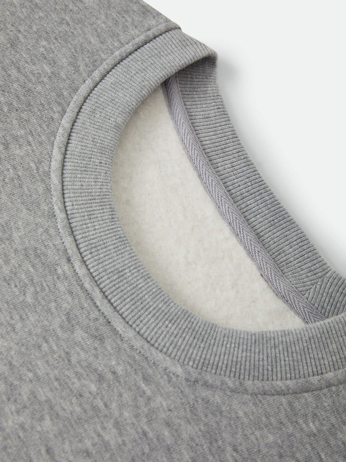Brixton Straton Crewneck Fall 2026 | HEATHER GREY