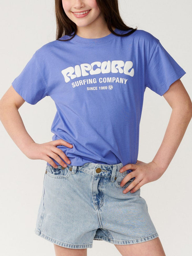Rip Curl Surf Puff Relaxed T-Shirt Fall 2026 | MID BLUE (8962)