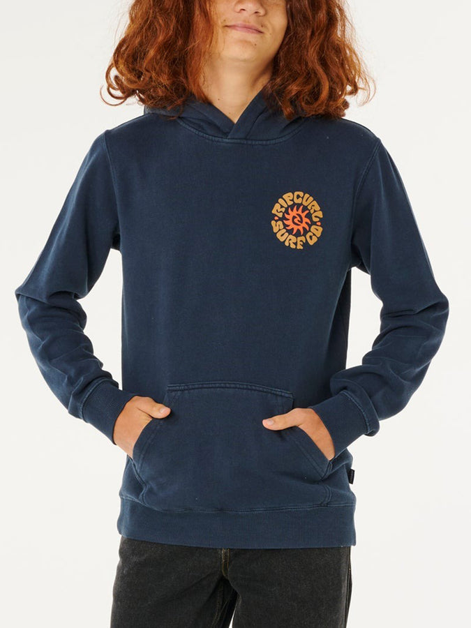 Rip Curl Pacific Rinse Hoodie (Youth 7-14) Spring 2026 | DARK NAVY (0291)
