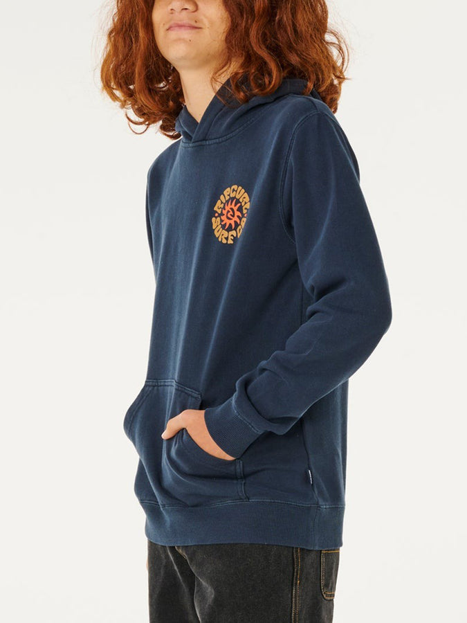  Rip Curl Pacific Rinse Hoodie (Youth 7-14) Spring 2026 | DARK NAVY (0291)