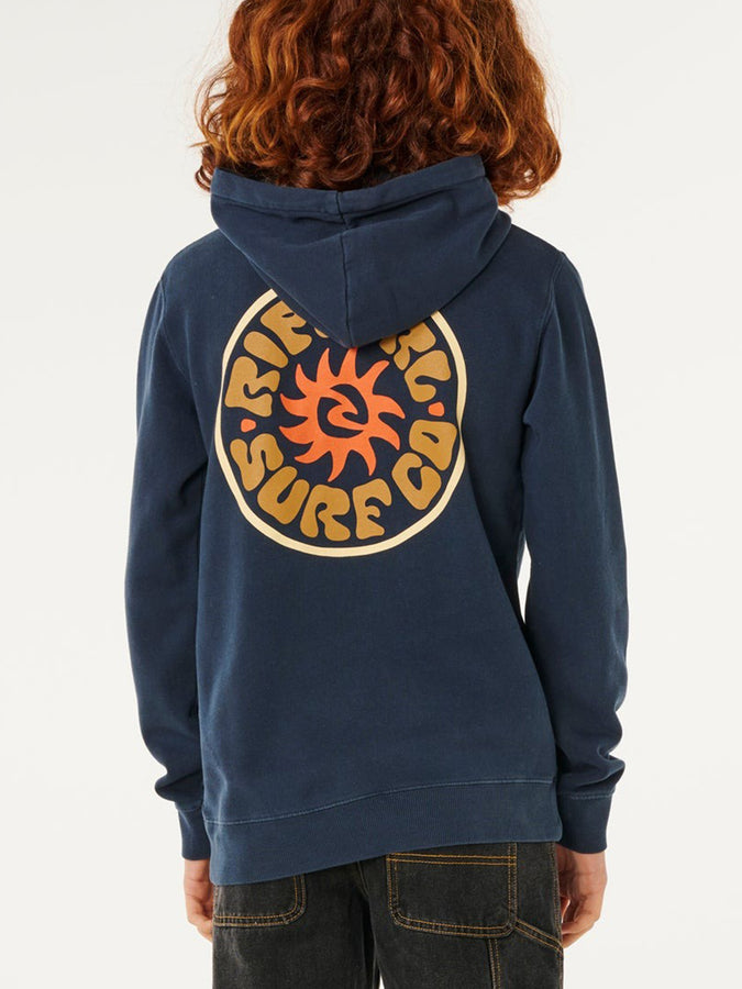  Rip Curl Pacific Rinse Hoodie (Youth 7-14) Spring 2026 | DARK NAVY (0291)