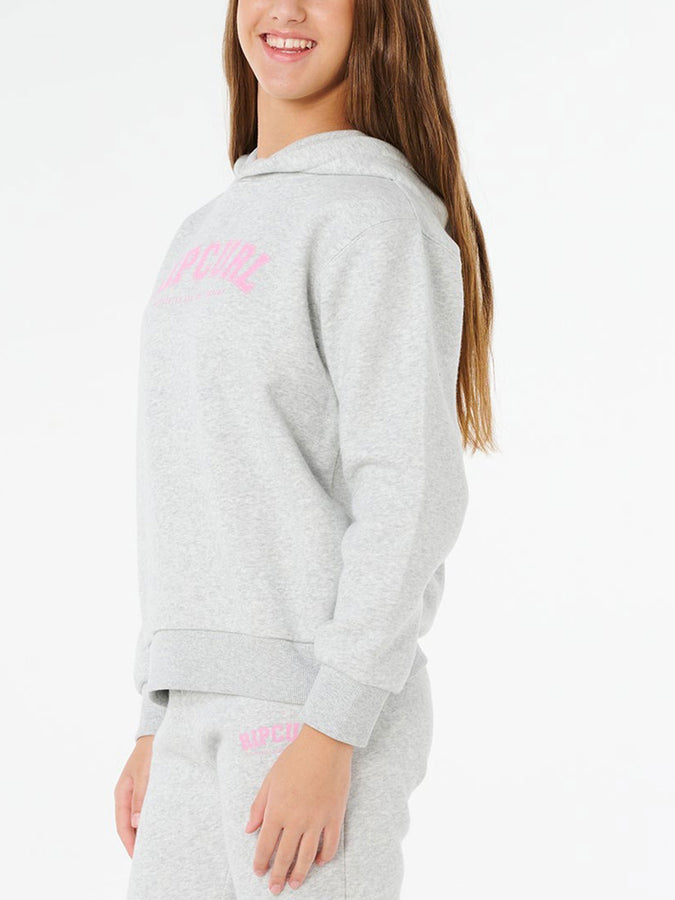 Rip Curl Staple Varsity Hoodie Spring 2026 | LIGHT GREY MARLE (3597)