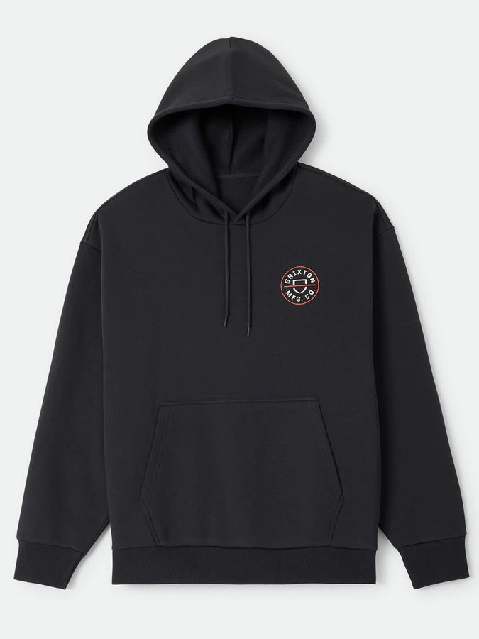 Brixton Crest II Hoodie Fall 2026 | BLACK