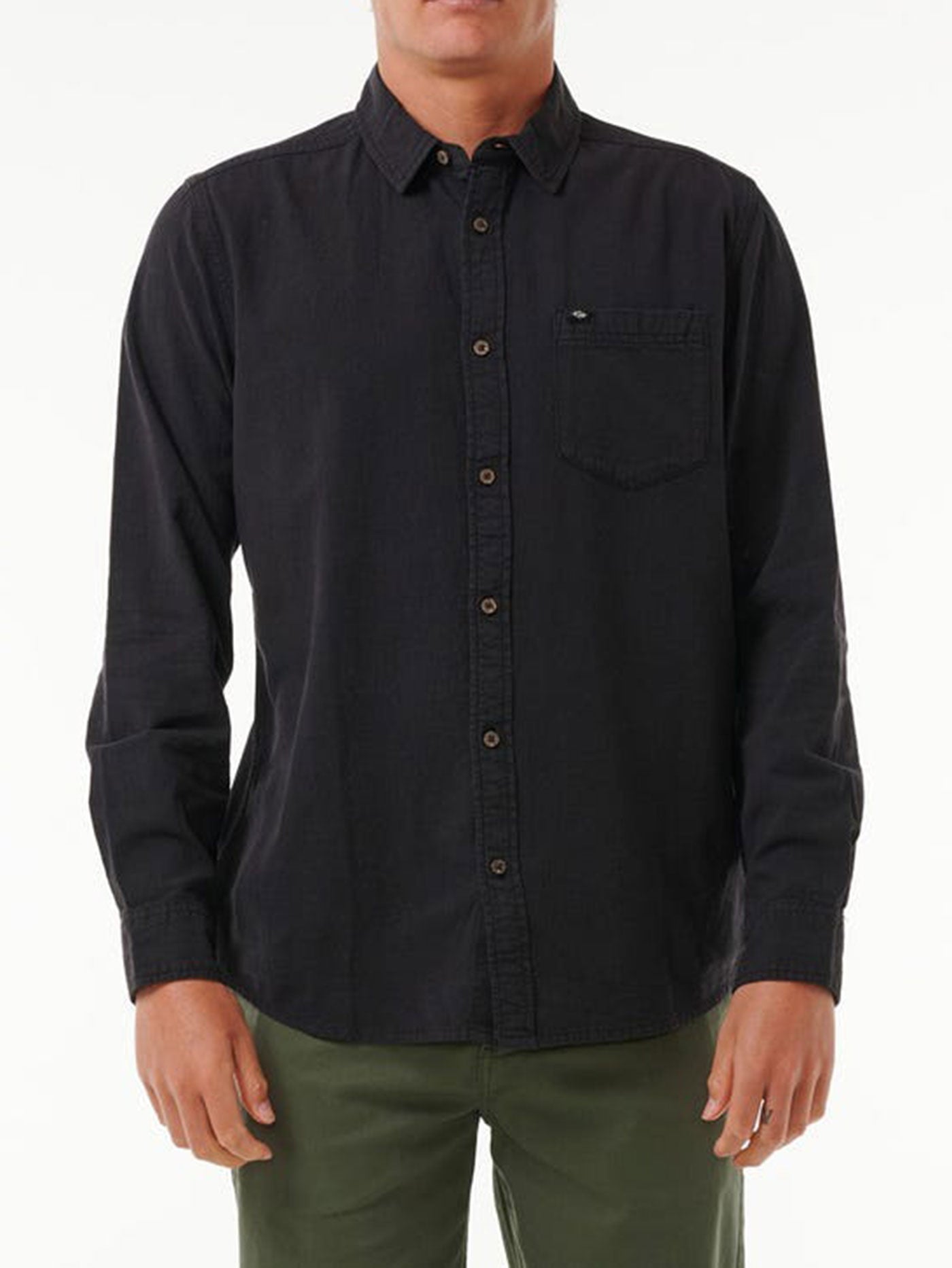 Rip Curl Classic Surf Washed Long Sleeve Buttondown Shirt Spring 2025