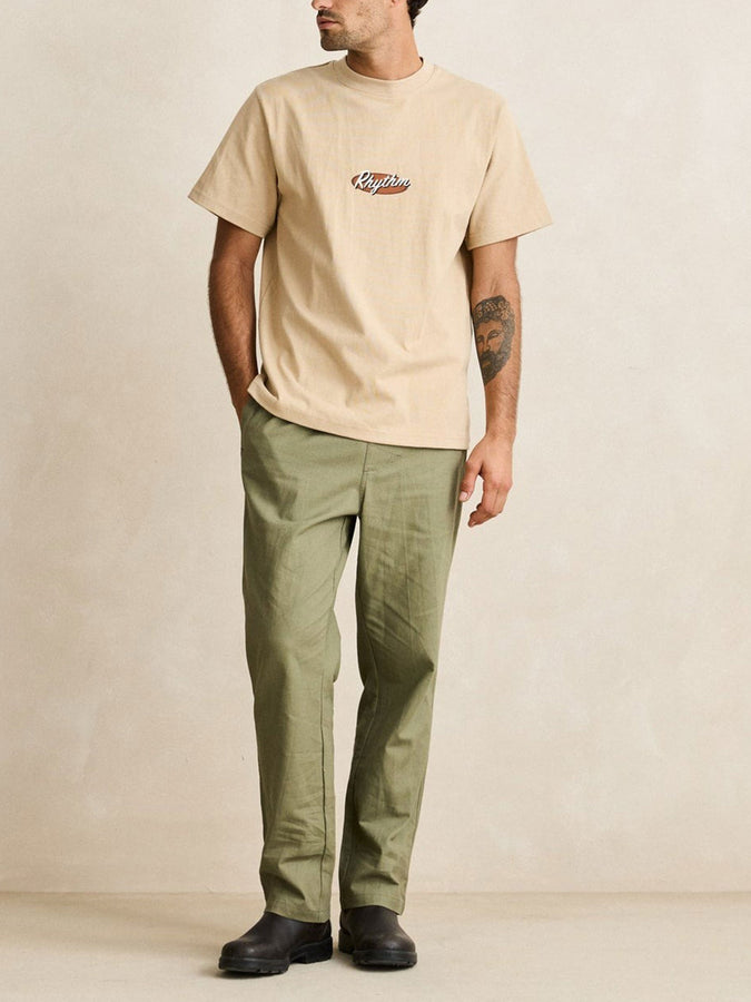 Rhythm Hallmark Heavy Vintage Embroidered T-Shirt Summer 2026 | SAND