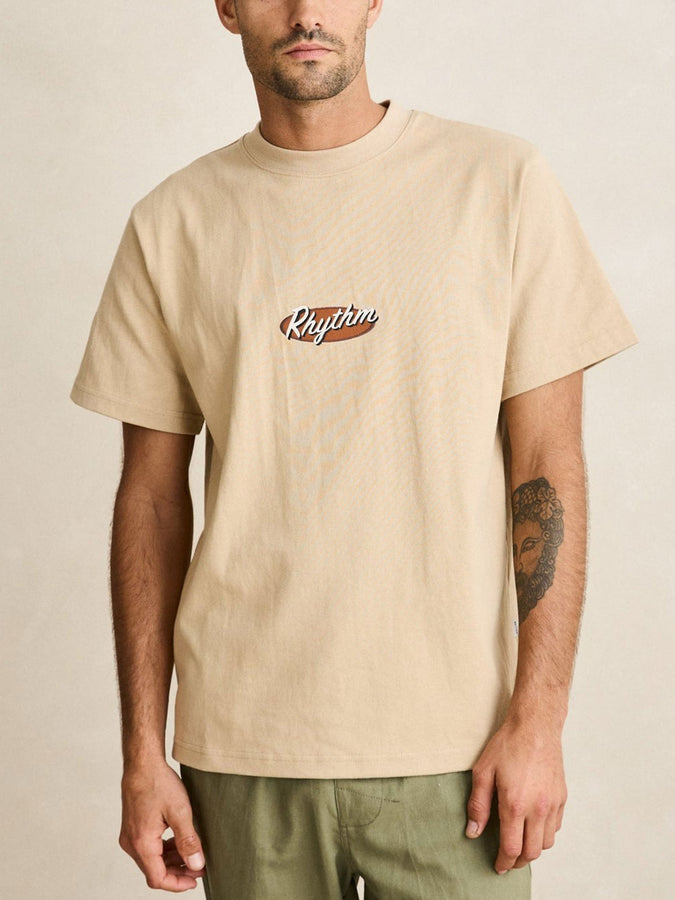 Rhythm Hallmark Heavy Vintage Embroidered T-Shirt Summer 2026 | SAND