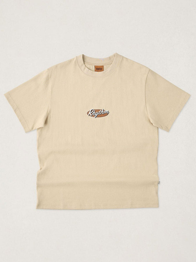 Rhythm Hallmark Heavy Vintage Embroidered T-Shirt Summer 2026 | SAND