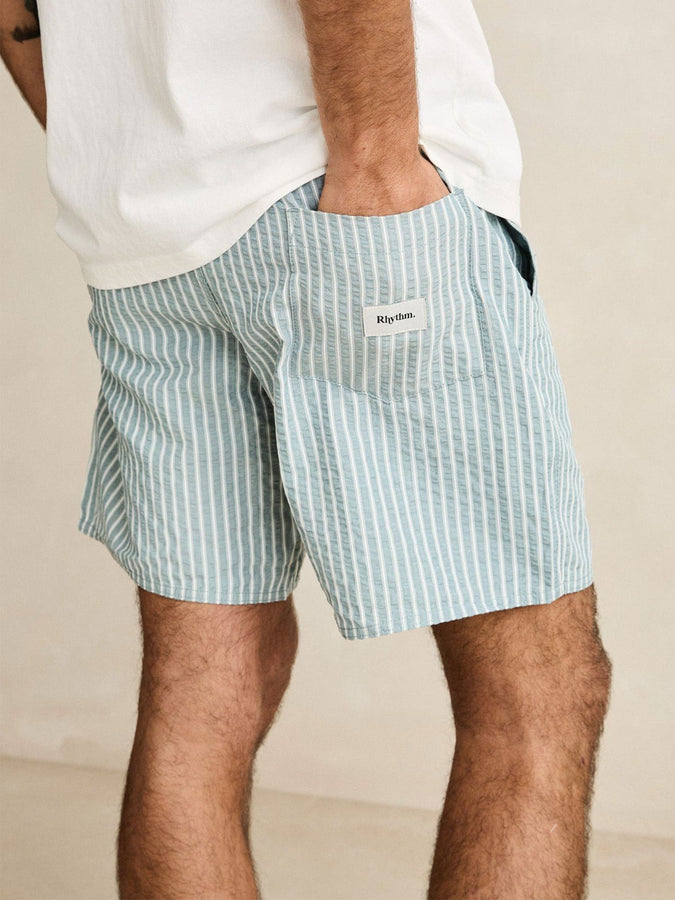 Rhythm Seersucker Stripe Jam Shorts Summer 2026 | PINE