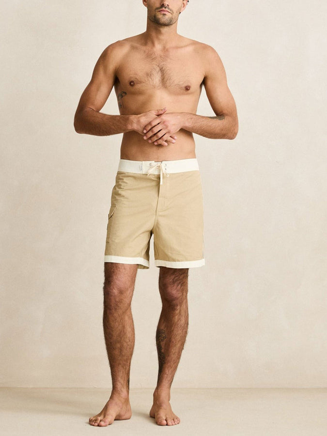 Rhythm Heritage Hem Trunk Boardshorts Summer 2026 | SAND