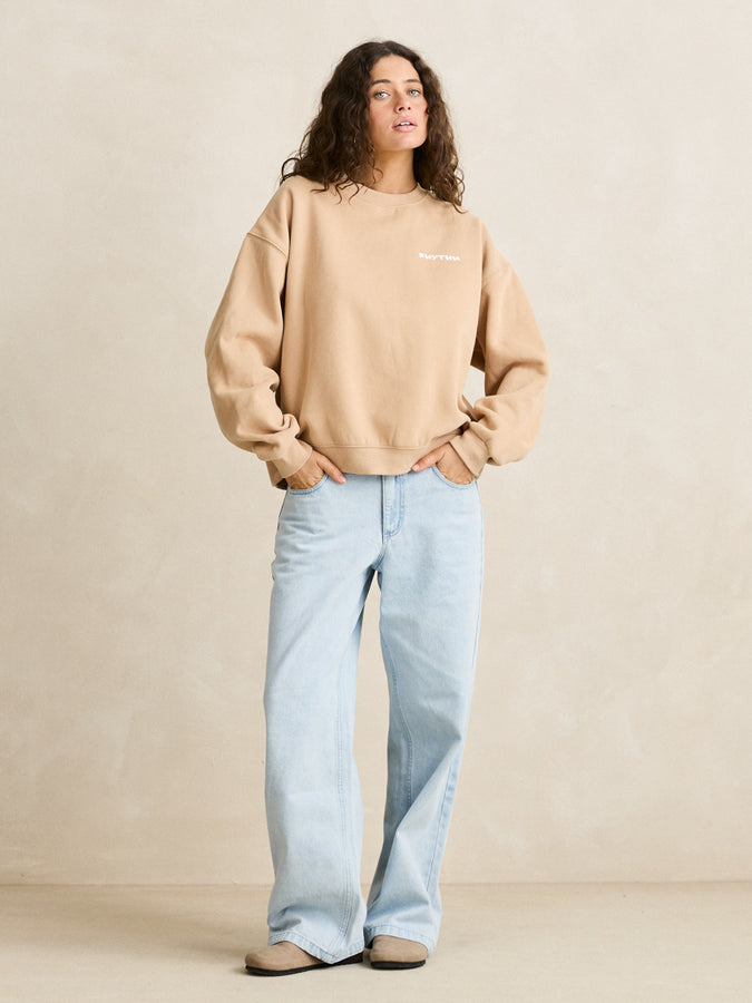 Rhythm Everyday Crewneck Sweatshirt Summer 2026 | NATURAL