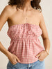 Rhythm Kirra Check Strapless Top Summer 2026