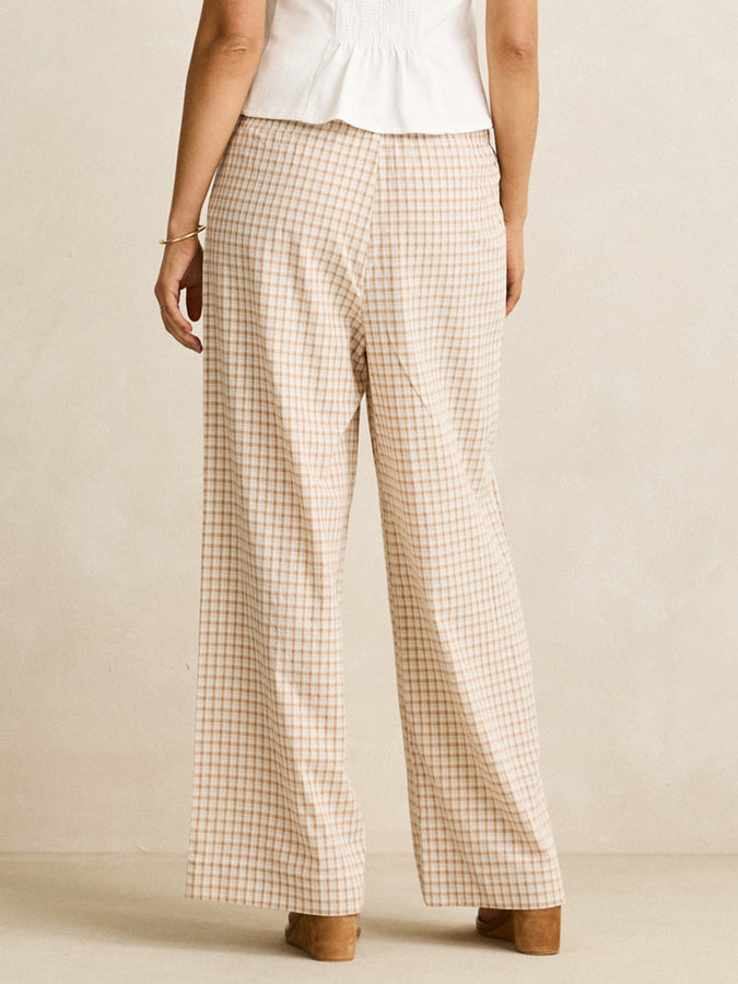 Rhythm London Check Beach Pants Summer 2026 | NATURAL