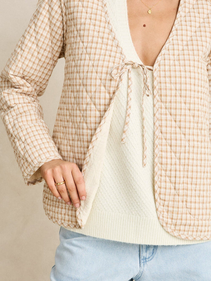 Rhythm London Reversible Quilted Jacket Summer 2026 | VINTAGE WHITE