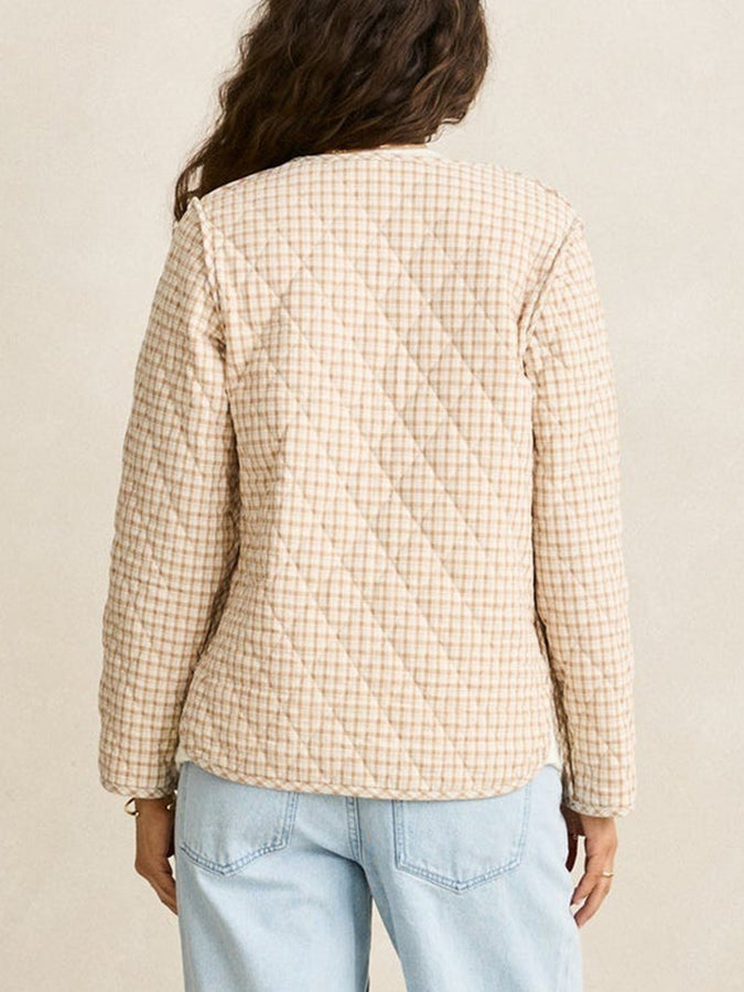 Rhythm London Reversible Quilted Jacket Summer 2026 | VINTAGE WHITE