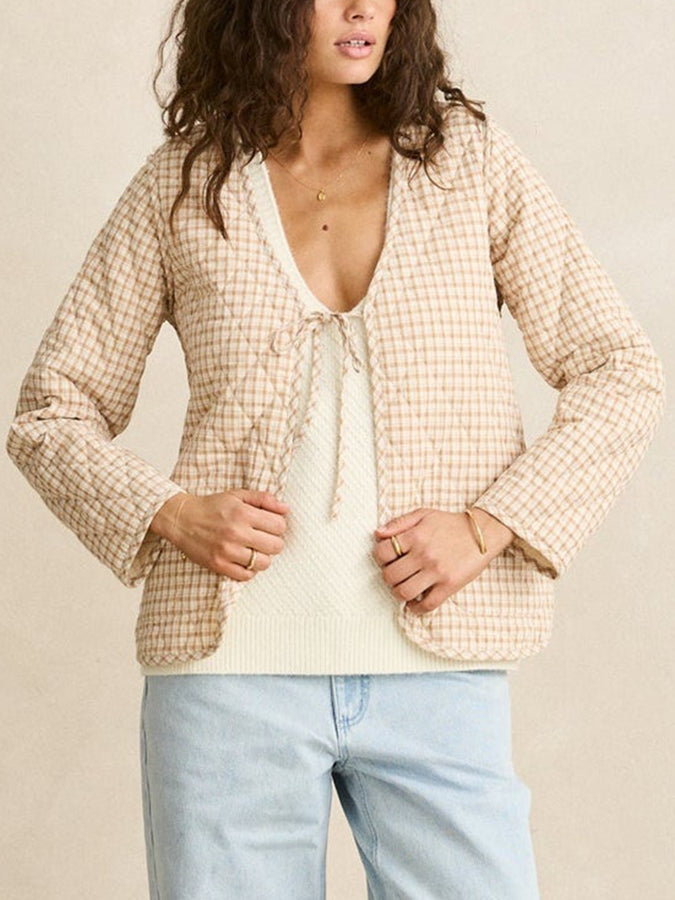 Rhythm London Reversible Quilted Jacket Summer 2026 | VINTAGE WHITE