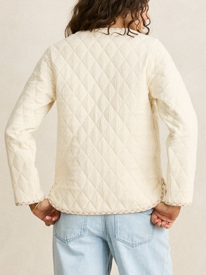 Rhythm London Reversible Quilted Jacket Summer 2026 | VINTAGE WHITE