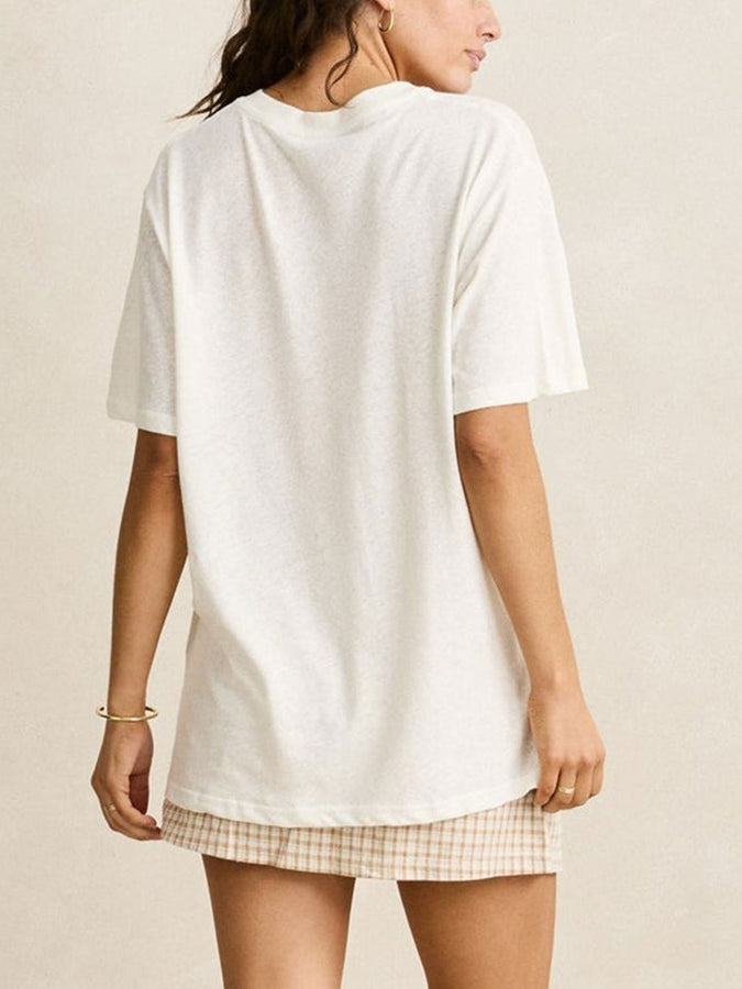 Rhythm Palm And Sun Oversized T-Shirt Summer 2026 | VINTAGE WHITE