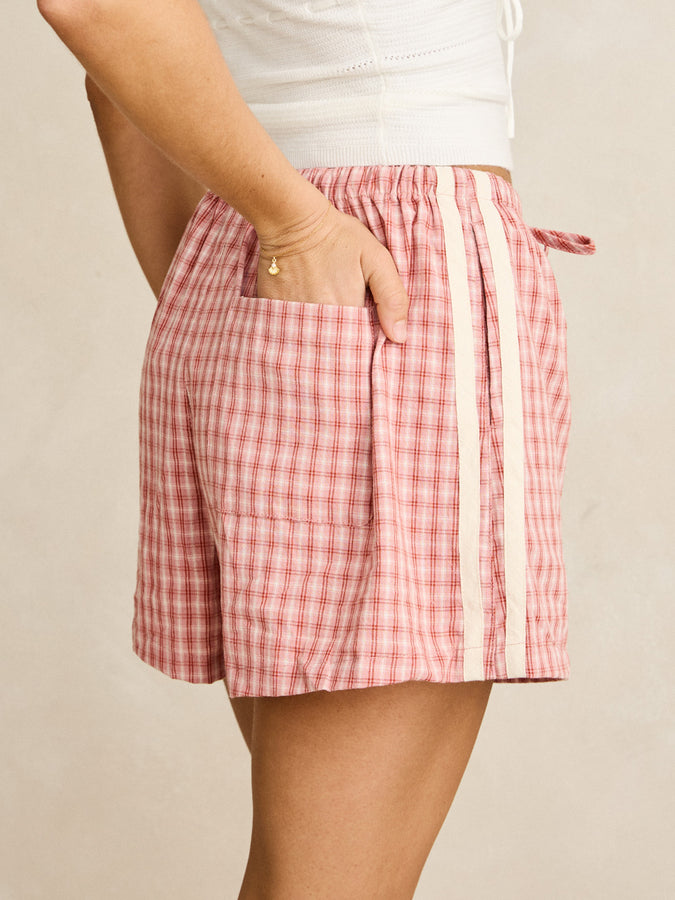 Rhythm Kirra Check Shorts Summer 2026 | PINK