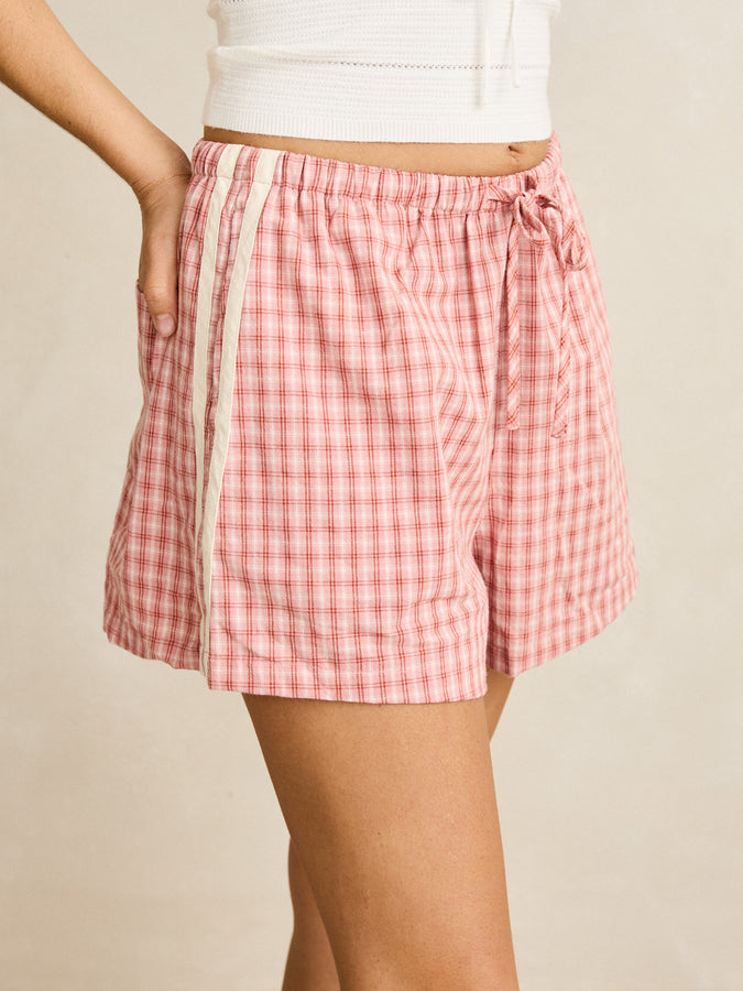 Rhythm Kirra Check Shorts Summer 2026 | PINK