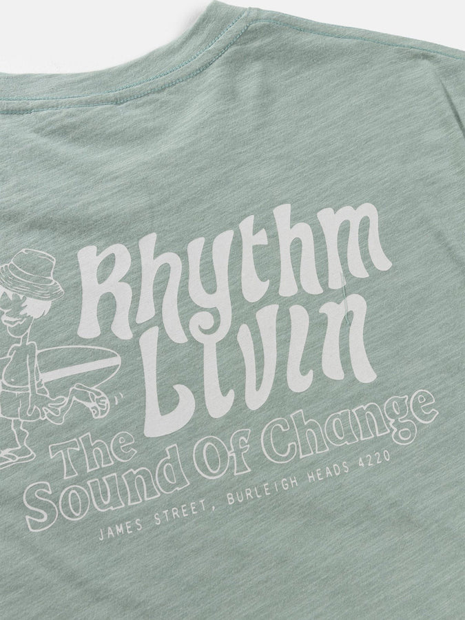 Rhythm Livin Slub T-Shirt Spring 2024 | SEAFOAM