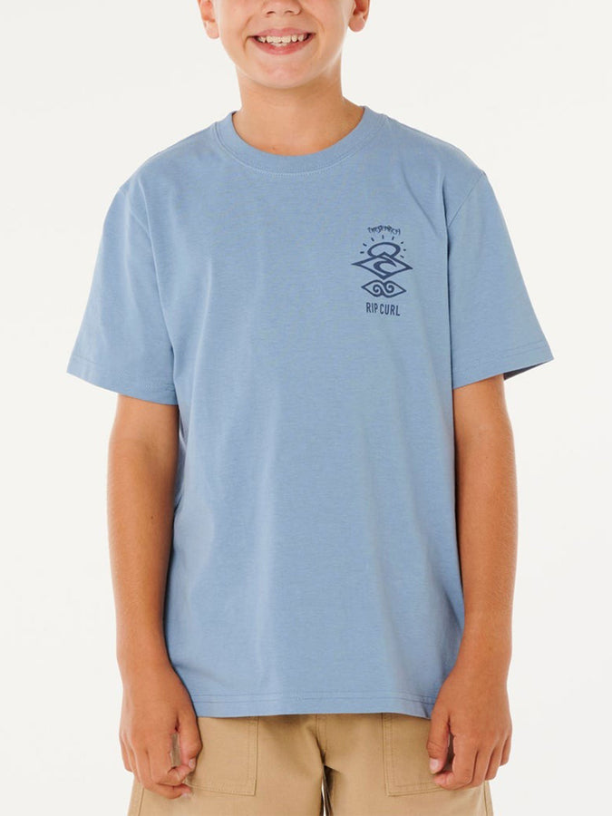 Rip Curl Search Icon T-Shirt Spring 2026 | FADED DENIM (4737)