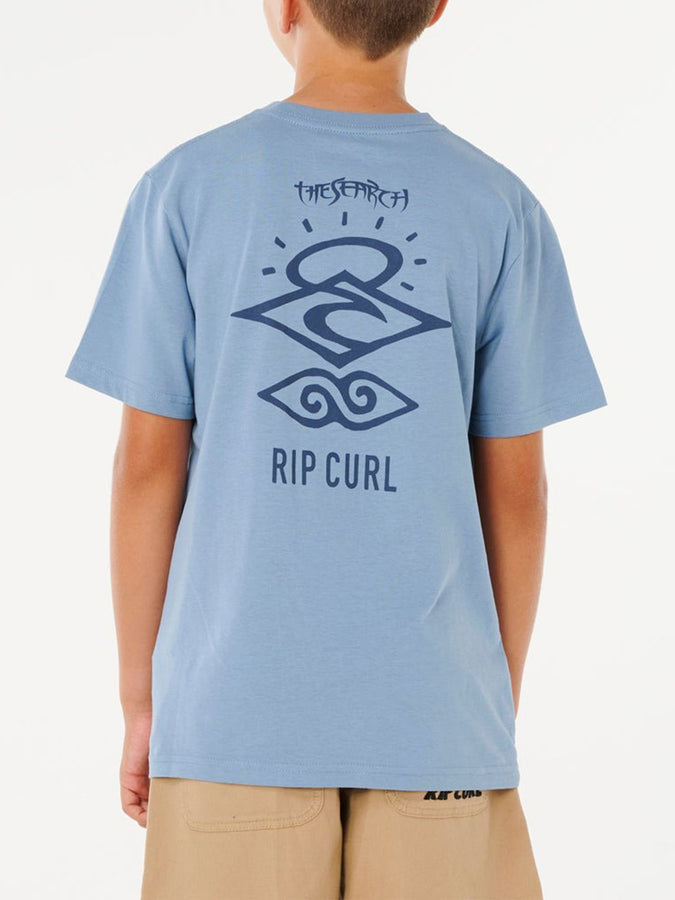 Rip Curl Search Icon T-Shirt Spring 2026 | FADED DENIM (4737)