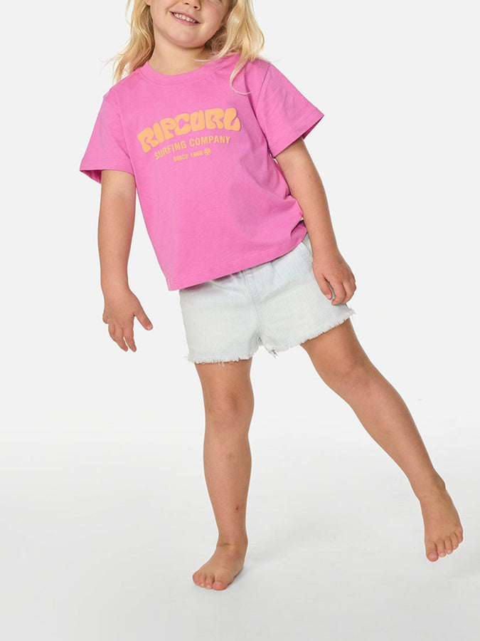 Rip Curl Surf Puff T-Shirt Spring 2026 | SUPER PINK (4007)