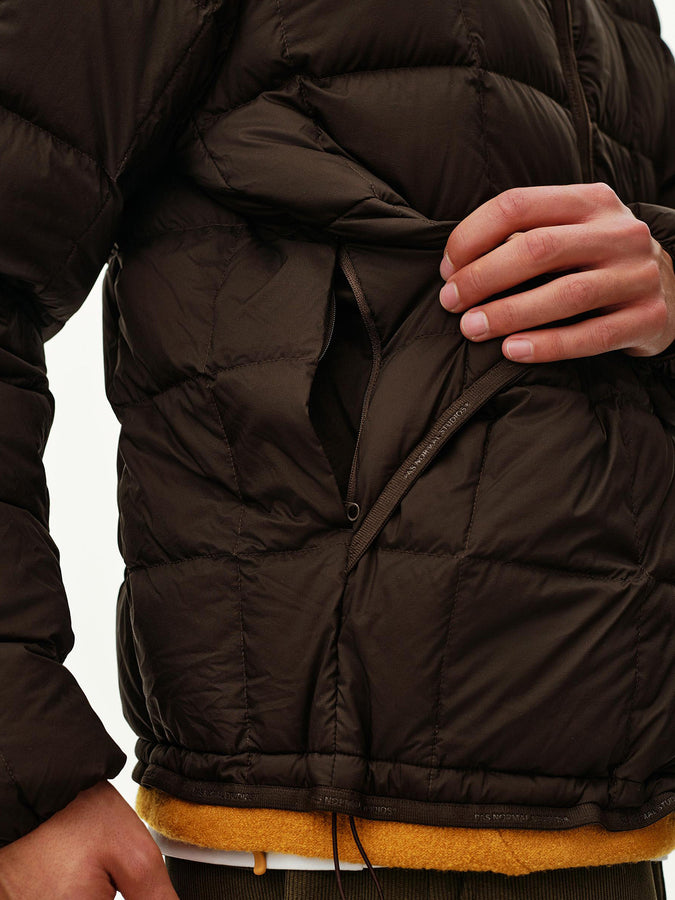 Pas Normal Studios Off-Race Down Liner Jacket Fall 2026 | DARK COFFEE