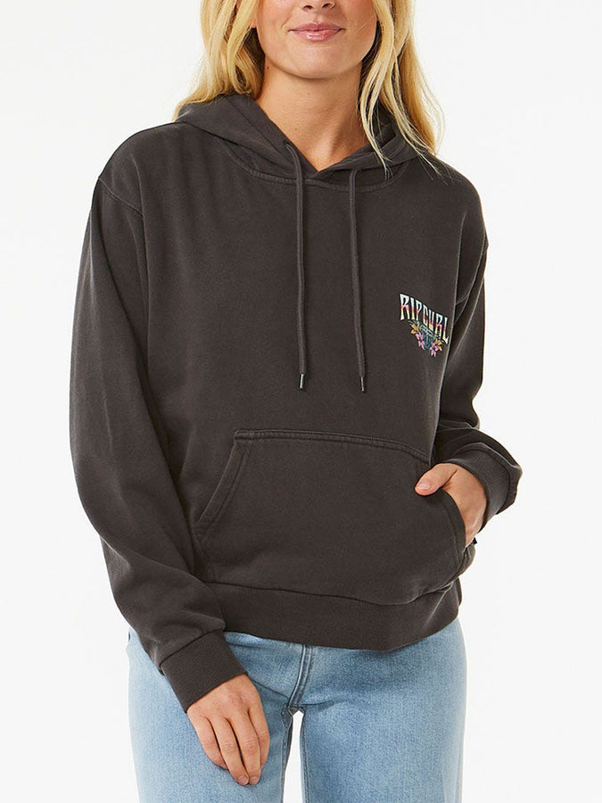 Rip Curl Block Party Women Hoodie Spring 2024 | WASHED BLACK (8264)